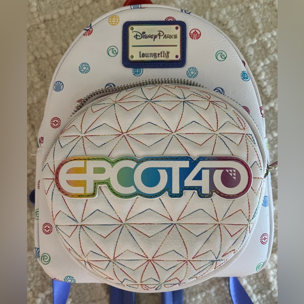 Loungefly White EPCOT Mini Backpack Accessories